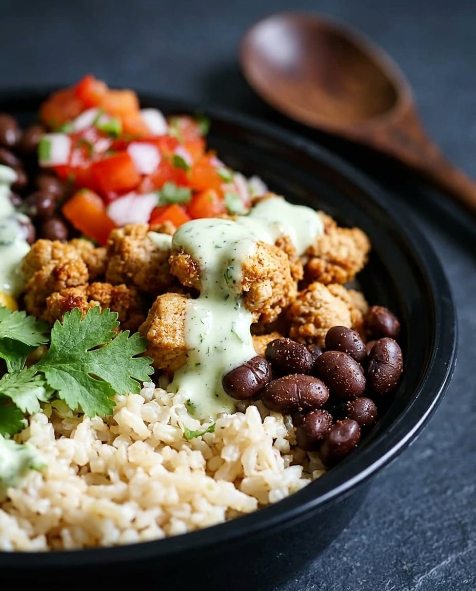 Burrito Bowl Meal Prep Ready in 30 Minutes served
