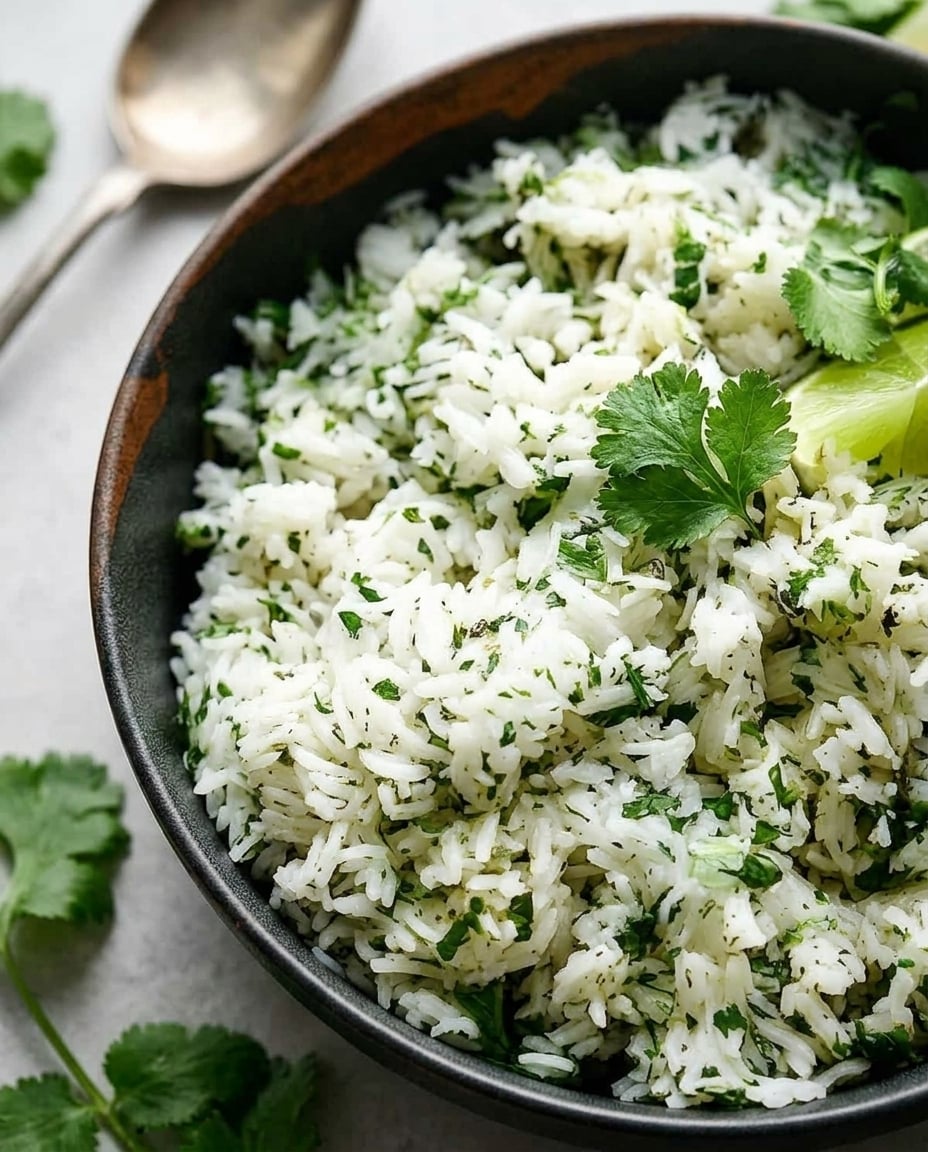 Cilantro Lime Rice Meal Prep That Stays Fluffy served