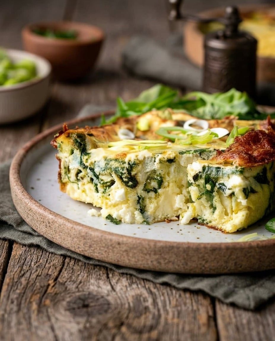Cottage Cheese Egg Bake for Meal Prep served