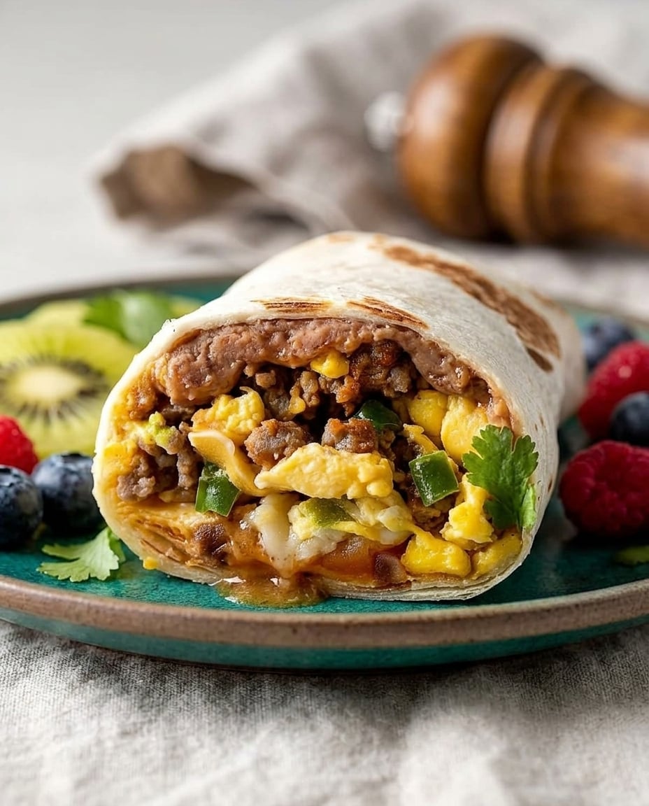 Easy Breakfast Burrito Meal Prep for 5 Days close-up