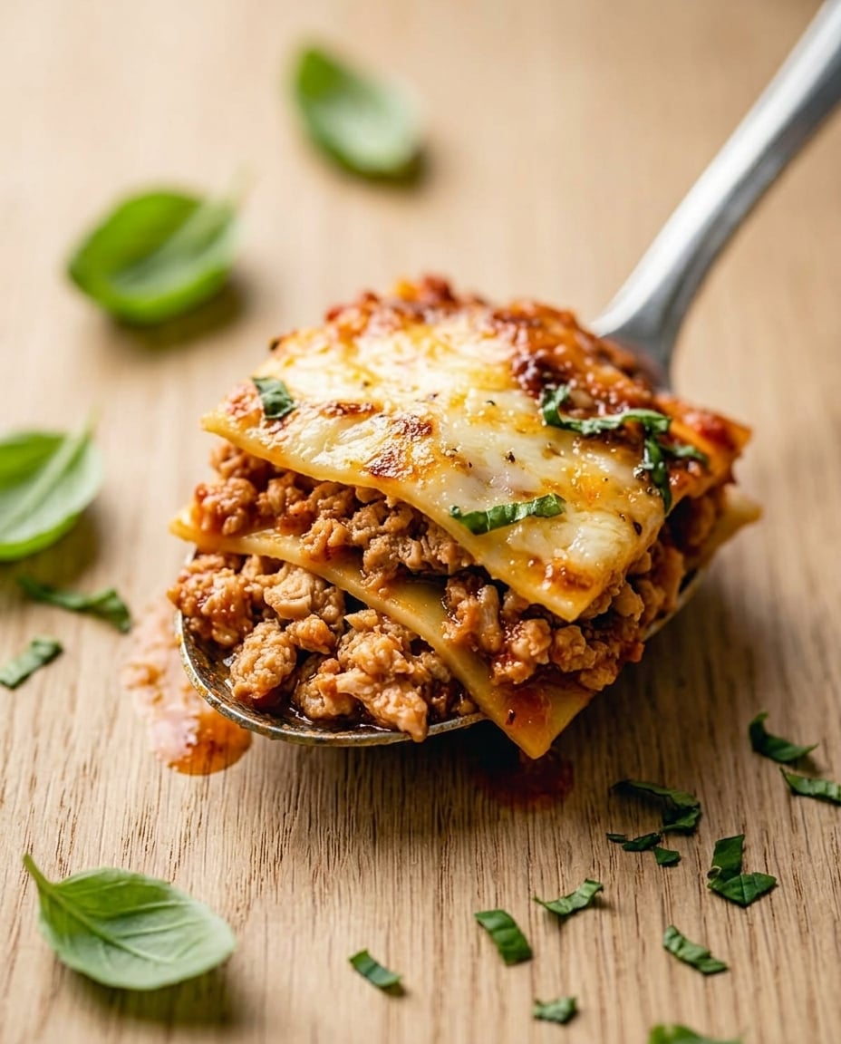 Ground Turkey Lasagna Meal Prep close-up