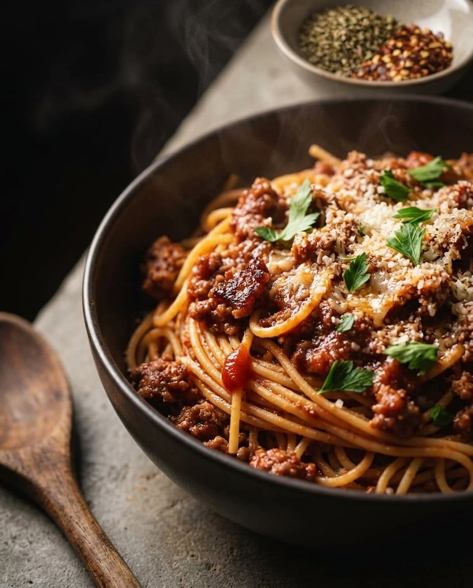 Finished Meal Prep Spaghetti That Actually Reheats Well