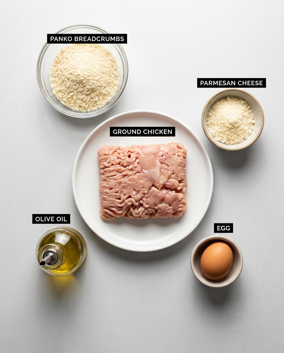 Chicken Meatball Meal Prep for Busy Weeks ingredients