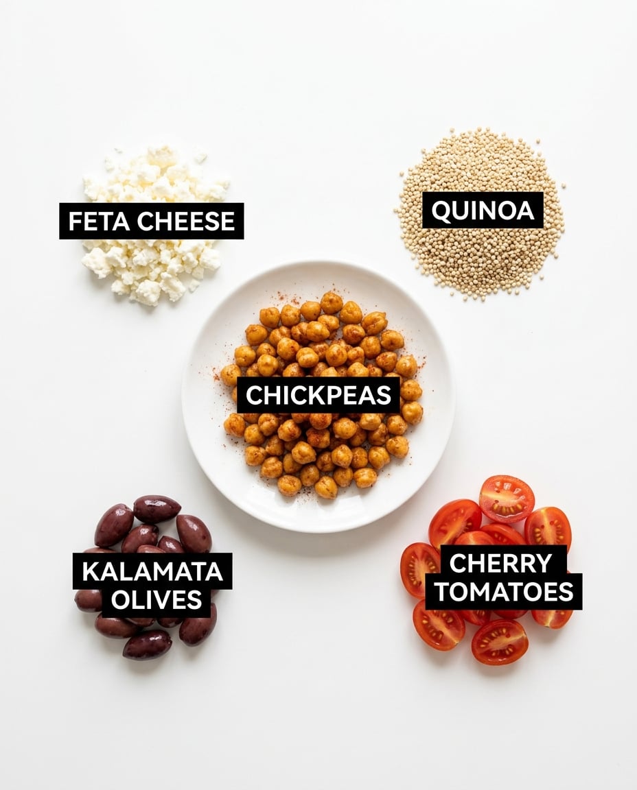 Mediterranean Bowl Meal Prep in 30 Minutes ingredients