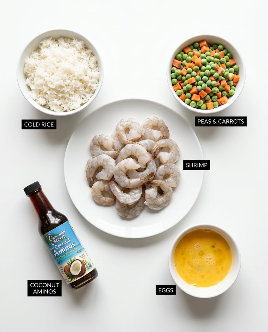 Shrimp Fried Rice Meal Prep (5 Days Fresh) recipe ingredients